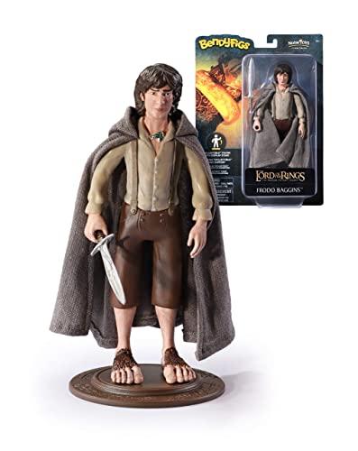 BendyFigs Figura Señor de los Anillos Frodo Baggins, Color Mehrfarbig (The Noble Collection NN2817)