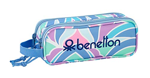 Benetton "Arcobaleno" Oficial Estuche Escolar 210x60x80mm