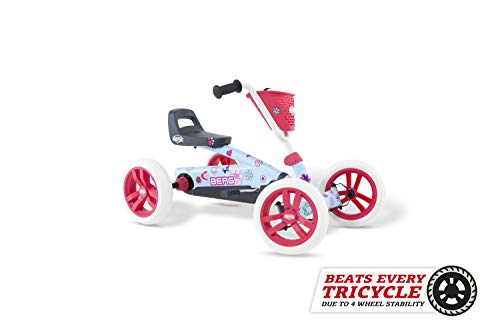 BERG Pedal Gokart Buzzy Bloom | Coche de Pedales, Seguro y Estabilidad, Juguete para niños Adecuado para niños de 2 a 5 años