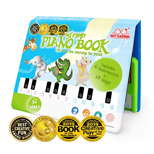 BEST LEARNING mi primer libro de piano - juguete musical educativo para niñas y niños de 3 años en adelante (Versión en inglés)