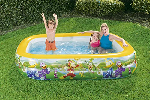 Bestway 91008 - Piscina Hinchable Infantil Mickey and the Roadster Racers Family 262x175x51 cm