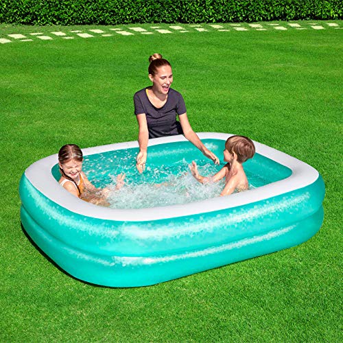 Bestway Family - Piscina hinchable para niños, 201 x 150 x 51 cm, color azul