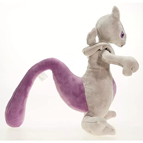 Betory 25cm Mewtwo Plush Doll, Anime Detective Mewtwo Plush Toy, Cospaly Game Doll, Hug Play Peluches, Imprescindible para Todos los Fans, Regalos Cumpleaños Navidad Halloween