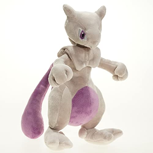 Betory 25cm Mewtwo Plush Doll, Anime Detective Mewtwo Plush Toy, Cospaly Game Doll, Hug Play Peluches, Imprescindible para Todos los Fans, Regalos Cumpleaños Navidad Halloween