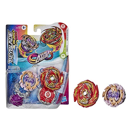 BEYBLADE Burst Rise Hypersphere Dual Pack Master Devolos D5 y Forneus F5 – 2 juguetes de combate de giro derecho, a partir de 8 años