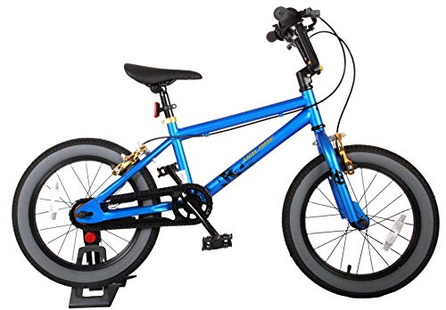 Bicicleta Infantil Niño Chico 16 Pulgadas Cool Rider Frenos al Manillar 95% Montada Azul