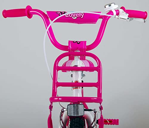 Bicicleta Niña 20 Pulgadas Lovely Portaequipajes Rosa 85% Montada