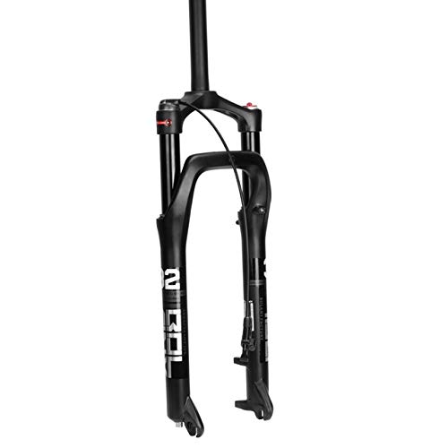 Bike Suspension Forks MTB Snow Fork Bicycle SOLO AIR AIR SSPENSION FAT 26 pulgadas Aleación de aluminio manual / control remoto Bici E-Bike Wide Neumático Steerer cónico y carretilla frontal de direcc