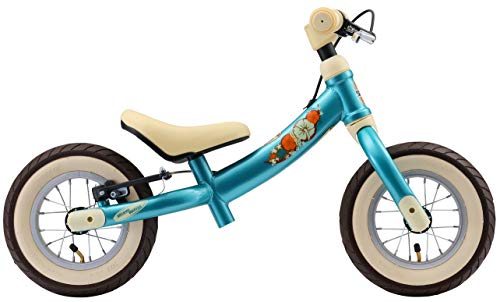 BIKESTAR 2-en-1 Bicicleta sin Pedales para niños y niñas 2-3 años | Bici con Ruedas de 10" Edición Sport | Turquesa