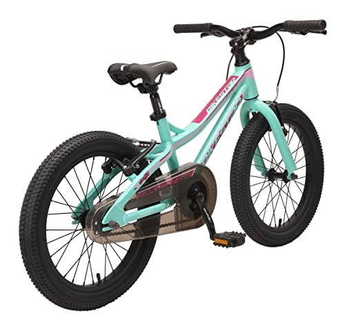 BIKESTAR Bicicleta Infantil Aluminio para niños y niñas a Partir de 5 años | Bici de montaña 18" Pulgadas con Freno en V | Mentha