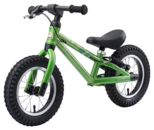 BIKESTAR Bicicleta sin Pedales para niños y niñas 3-4 años | Bici con Ruedas de 12" Edición Bici de montaña | Verde