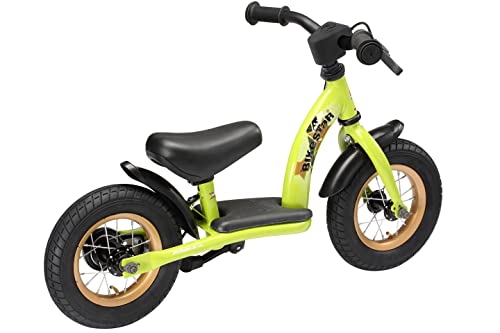 BIKESTAR Bicicleta sin Pedales para niños y niñas | Bici 10 Pulgadas a Partir de 2-3 años con Freno | 10" Edición Clásica Verde