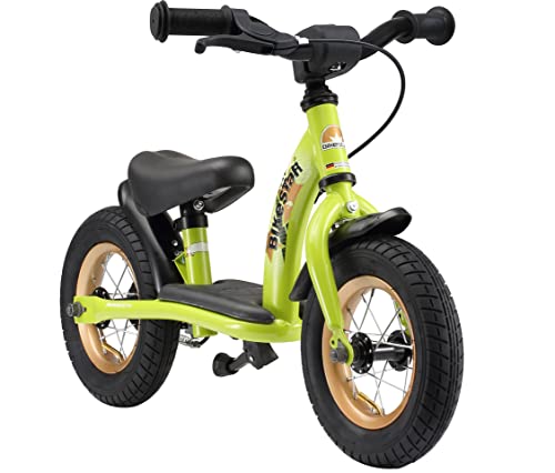 BIKESTAR Bicicleta sin Pedales para niños y niñas | Bici 10 Pulgadas a Partir de 2-3 años con Freno | 10" Edición Clásica Verde