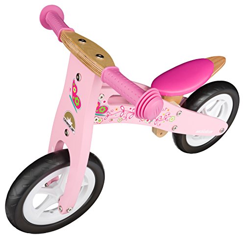 BIKESTAR Bicicleta sin Pedales para niños y niñas | Bici Madera Pulgadas a Partir de 2-3 años | 10" Edición Sport Rosa