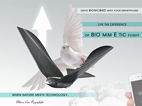 BionicBird MetaBird by App Controlled Stunt - High Tech dron Robot pájaro biomimético -Indoor/Outdoor Use