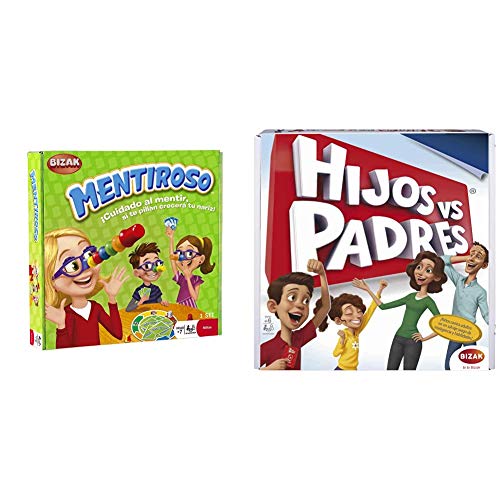 Bizak Mentiroso Juego de Mesa (61924545) + Juegos Hijos contra Padres (61923451)