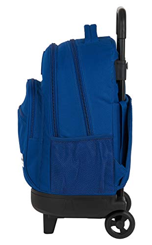 Blackfit8 Mochila Safta Escolar con Carro Incluido y Espalda Acolchada Oxford, 330x220x450mm