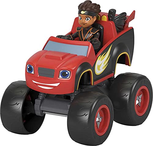 Blaze & The Monster Machines Ninja Blaze Vehicle y AJ Action Figure Playset