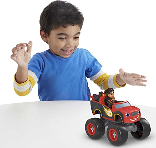 Blaze & The Monster Machines Ninja Blaze Vehicle y AJ Action Figure Playset