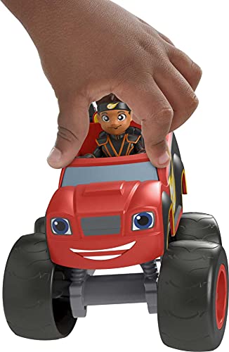 Blaze & The Monster Machines Ninja Blaze Vehicle y AJ Action Figure Playset