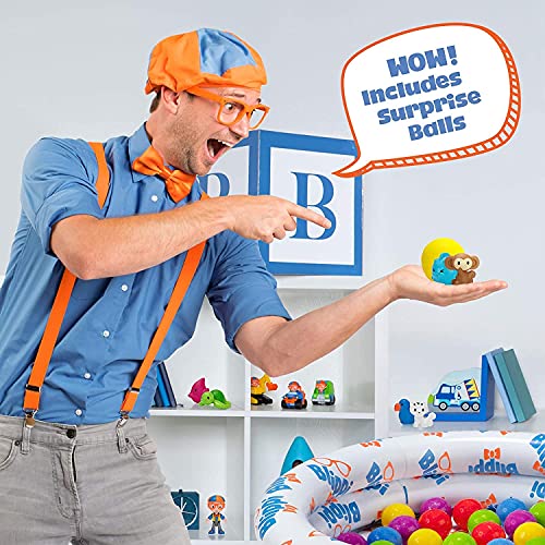 Blippi Mystery Ball Pit Adventure con 45 bolas y 5 sorpresas misteriosas