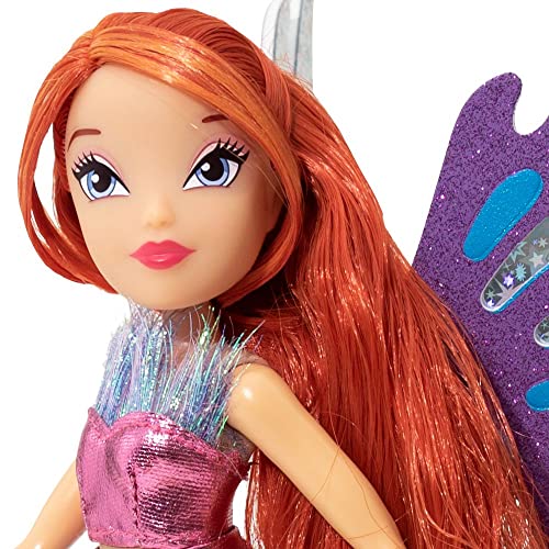 Bloom Bling The Wings - Muñeca Winx Club, alas con segmentos holográficos