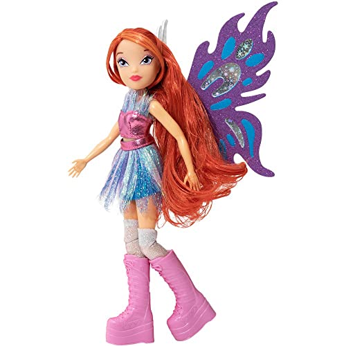 Bloom Bling The Wings - Muñeca Winx Club, alas con segmentos holográficos