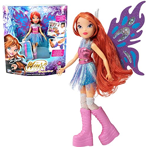 Bloom Bling The Wings - Muñeca Winx Club, alas con segmentos holográficos