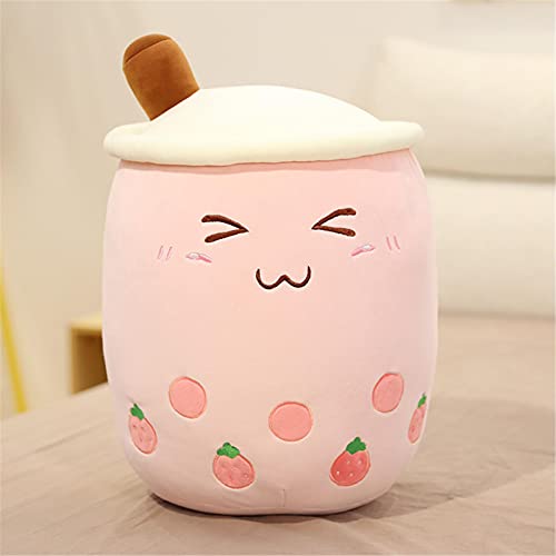 Boba Plushie Plush Pillow, Cartoon Bubble Milk Tea Plush Pillow Taza De Té Suave En Forma De Cojín De Peluche De Juguete Para Niños