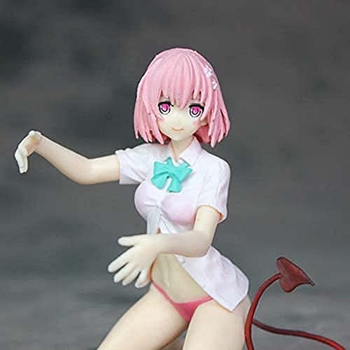 Bobli to Love-RU Momo Belia Deviluke Posición de la Rodilla GK Modelo Anime Carácter de la acción Muñecas Colecciones Anime Fan Juguetes La Mejor decoración Muñecas Hechas a Mano en CAJ