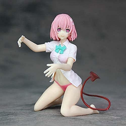 Bobli to Love-RU Momo Belia Deviluke Posición de la Rodilla GK Modelo Anime Carácter de la acción Muñecas Colecciones Anime Fan Juguetes La Mejor decoración Muñecas Hechas a Mano en CAJ