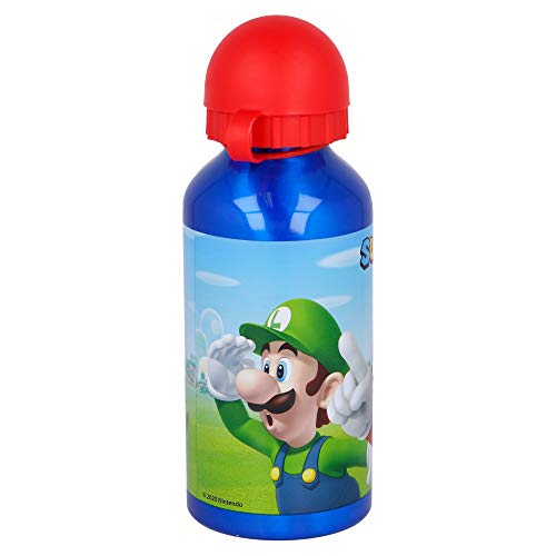 Botella Aluminio 400 ML | Super Mario