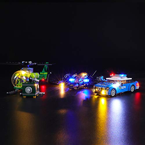 BRIKSMAX Kit de Iluminación Led para Lego Batman y el Asalto de Enigma,Compatible con Ladrillos de Construcción Lego Modelo 76120, Juego de Legos no Incluido