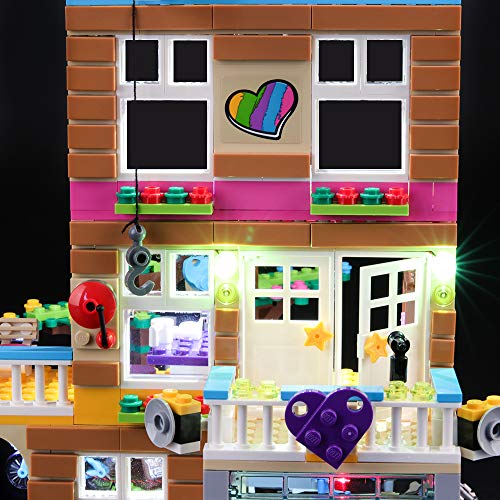 BRIKSMAX Kit de Iluminación Led para Lego Friends Casa de la Amistad, Compatible con Ladrillos de Construcción Lego Modelo 41340, Juego de Legos no Incluido