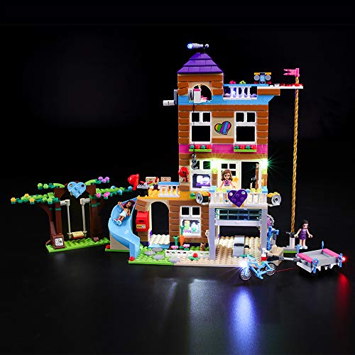 BRIKSMAX Kit de Iluminación Led para Lego Friends Casa de la Amistad, Compatible con Ladrillos de Construcción Lego Modelo 41340, Juego de Legos no Incluido