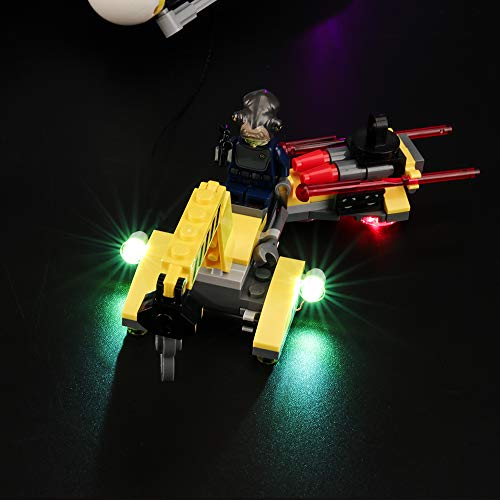 BRIKSMAX Kit de Iluminación Led para Lego Star Wars Y-Wing Starfighter, Compatible con Ladrillos de Construcción Lego Modelo 75172, Juego de Legos no Incluido