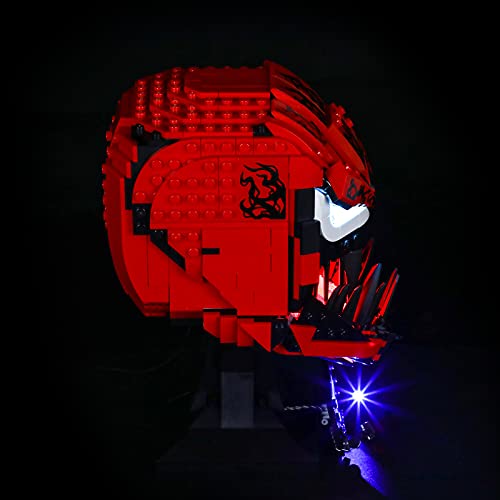 BRIKSMAX Kit di illuminazione a led per Lego Marvel Carneficina - Compatibile con Lego 76199 Modello di blocchi predefiniti- Non includere il Set Lego