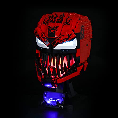 BRIKSMAX Kit di illuminazione a led per Lego Marvel Carneficina - Compatibile con Lego 76199 Modello di blocchi predefiniti- Non includere il Set Lego