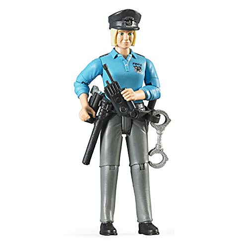 Bruder Hermano 60430 - policía bworld con el Tipo de Piel Clara y Accesorios - Minifigure