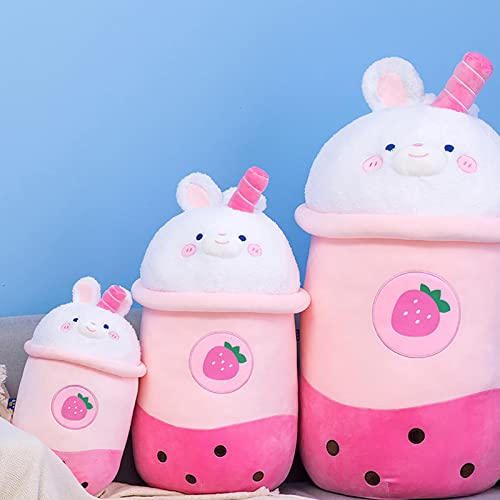 Bubble Tea Plush Pillow, Milk Tea Plushie Adorable Cuddle Cuddle Toy, Descompresión de tela agradable para la piel Lindo Boba Tea Plush Stuffed Toy para bebés, niños, niños pequeños, niñas, adultos