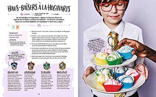 Buchspielbox Harry Potter - Libro de recetas oficial de Harry Potter: más de 40 recetas de películas + botón de Harry Potter, libro de cocina a partir de 9 años