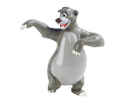 Bullyland - La Libro de la selva MOGLI & BALU - Figura : Balu el Oso de - Aprox. 8 cm / Mogli Aprox. 6,5 cm - Walt Disney