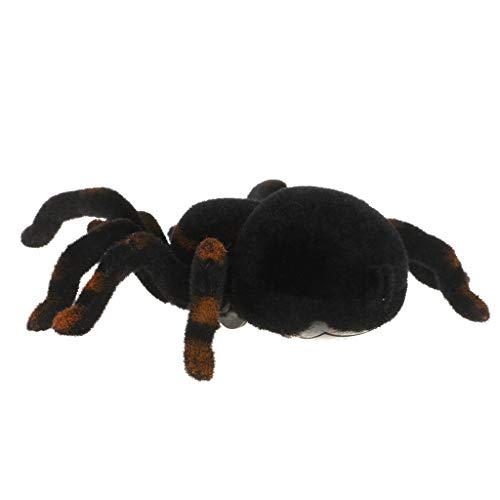 Buwei Control Remoto Soft Scary Plush Creepy Spider Infrarrojos RC Tarantula Kid Gift Toy