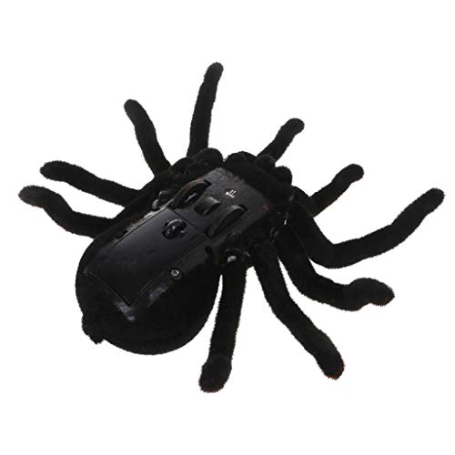 Buwei Control Remoto Soft Scary Plush Creepy Spider Infrarrojos RC Tarantula Kid Gift Toy