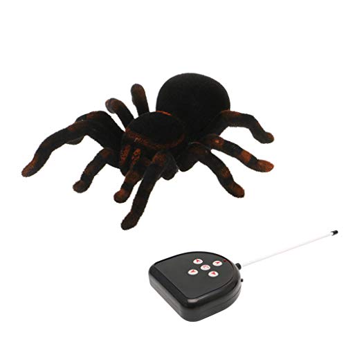 Buwei Control Remoto Soft Scary Plush Creepy Spider Infrarrojos RC Tarantula Kid Gift Toy