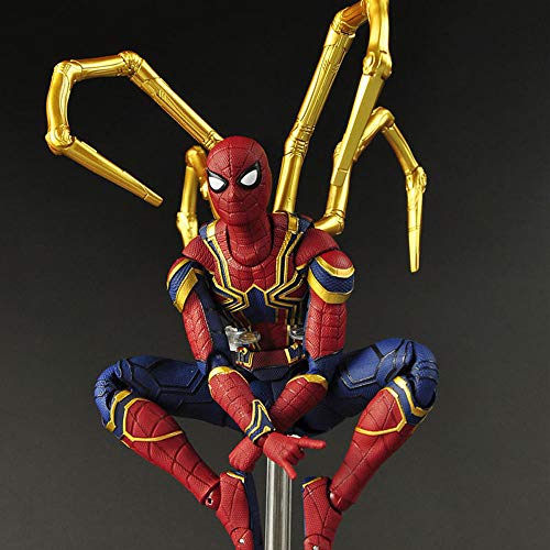 Byx- Avengers Infinity War Iron Spider 15cm BJD Spiderman Super Hero Figura Modelo Juguetes para niños @