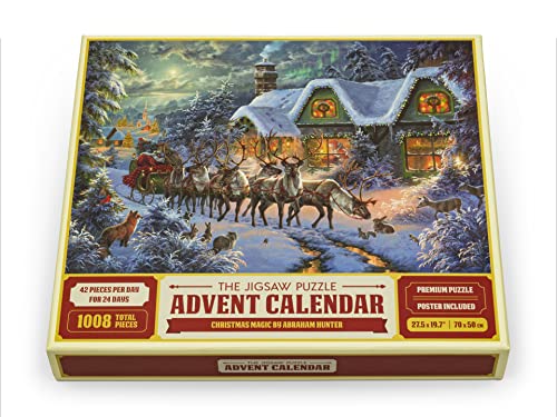 Calendario de Adviento Puzle: Christmas Magic de Abraham Hunter