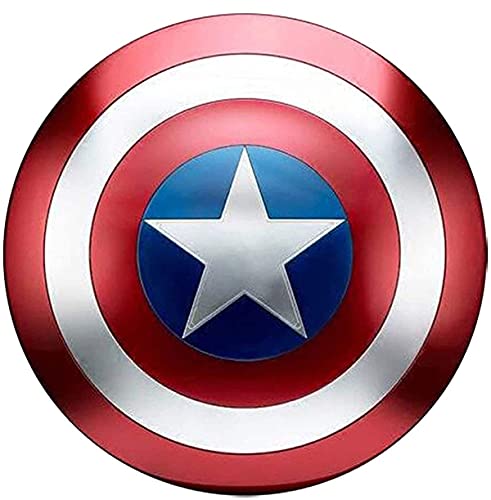 Captain America Shield Metal 75 Aniversario 1: 1 Versión De Películas Marvel Avengers Props Playing Super Herodeo Props Shield Tamaño Adulto 47cm