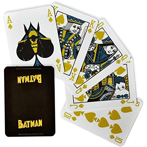 Cartamundi DC Comics Batman - Juego de Cartas en Lata Retro en Relieve, Metal