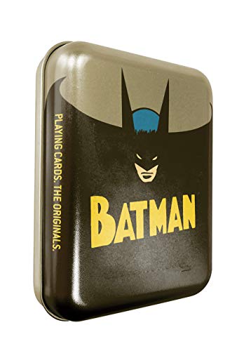 Cartamundi DC Comics Batman - Juego de Cartas en Lata Retro en Relieve, Metal